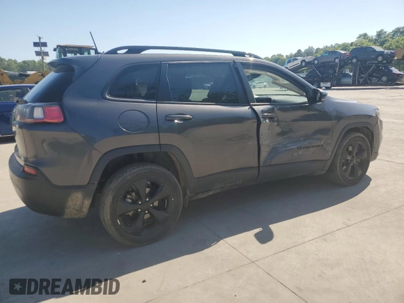 2021 Jeep Cherokee Altitude with VIN 1C4PJLLB4MD220993, listed as a Copart auction lot 53300585 with 92,387 mi miles and Salvage title. Bid and sale history available at DreamBid. Image 3.