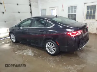 2015 Chrysler 200 C with VIN 1C3CCCCB3FN735557, listed as a Copart auction lot 46128545 with 100,689 mi miles and Clean Title. Bid and sale history available at carsss.com. Image 2.