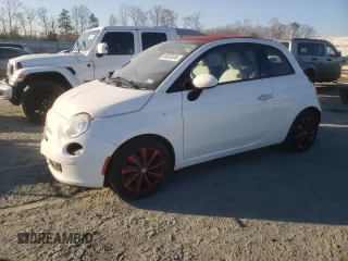 2013 FIAT 500 Pop with VIN 3C3CFFDR7DT741833, listed as a Copart auction lot 46635955 with 213,007 mi miles and Salvage Title. Bid and sale history available at carsss.com. Image 1.