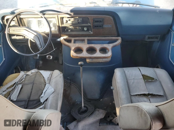 1978 Ford Econoline Cargo with VIN E14BHCE0524, listed as a Copart auction lot 42554935 with 63,728 mi miles and Clean Title. Bid and sale history available at DreamBid. Image 8.