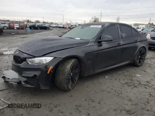 2017 BMW M3 with VIN WBS8M9C57H5G83957, listed as a Copart auction lot 85816564 with 44,751 mi miles and Salvage Title. Bid and sale history available at carsss.com. Image 1.