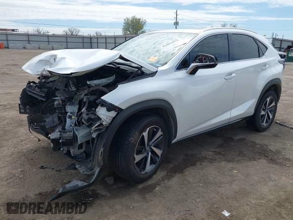 2021 Lexus NX 300 with VIN JTJDARBZXM5022186, listed as a IAAI auction lot 41865033 with 57,034 mi miles and . Bid and sale history available at DreamBid. Image 19.