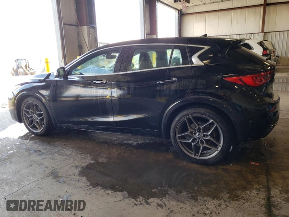 2018 Infiniti QX30 Premium with VIN SJKCH5CP8JA041948, listed as a Copart auction lot 53582513 with 56,915 mi miles and Salvage title. Bid and sale history available at DreamBid. Image 2.