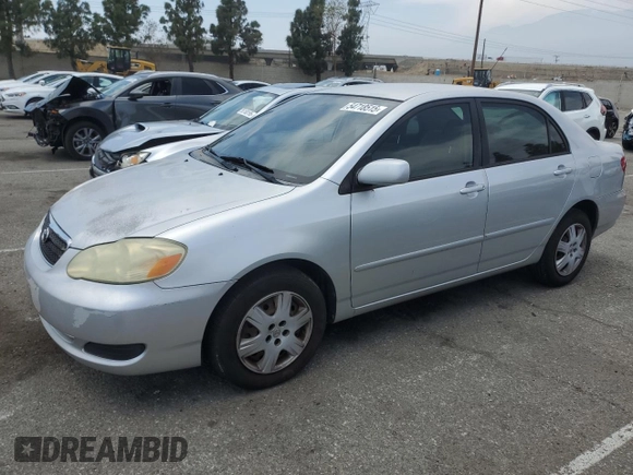 2006 Toyota Corolla CE with VIN JTDBR32E360090827, listed as a Copart auction lot 54718515 with 116,672 mi miles and Clean Title. Bid and sale history available at DreamBid. Image 1.