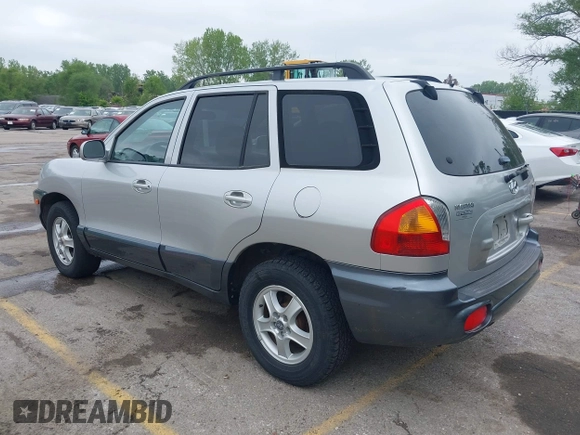 2002 Hyundai Santa Fe GLS with VIN KM8SC73D42U152166, listed as a IAAI auction lot 42088109 with 199,051 mi miles. Bid and sale history available at carsss.com. Image 3.