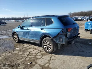 2019 Volkswagen Tiguan S with VIN 3VV1B7AX8KM087506, listed as a Copart auction lot 88117045 with 109,717 mi miles and Salvage Title. Bid and sale history available at carsss.com. Image 2.
