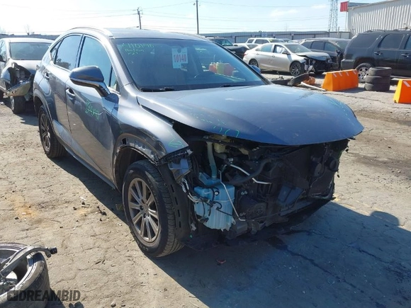 2016 Lexus NX 200t with VIN JTJBARBZ5G2073592, listed as a IAAI auction lot 41508268 with 87,900 mi miles. Bid and sale history available at carsss.com. Image 1.