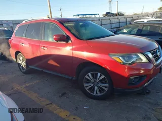 2017 Nissan Pathfinder SV z VIN 5N1DR2MN9HC669673, wystawiony jako IAAI lot #41357063 z przebiegiem 141 127 mil mil oraz . Historia ofert i sprzedaży dostępna na DreamBid. Obrazek 1.