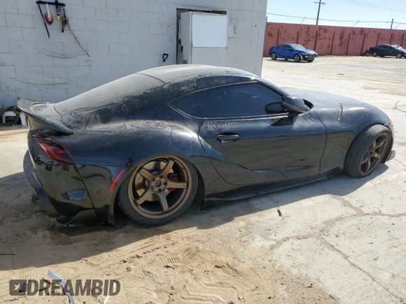 2020 Toyota Supra 3.0 с VIN WZ1DB4C01LW027810, выставлен на аукционе Copart как лот 45732275 с пробегом 26 734 миль миль и Списание • Salvage title. История ставок и продаж доступна на DreamBid. Изображение 3.