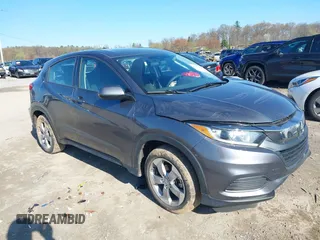 2021 Honda HR-V LX with VIN 3CZRU6H37MM739666, listed as a IAAI auction lot 41994650 with 69,555 mi miles. Bid and sale history available at carsss.com. Image 1.