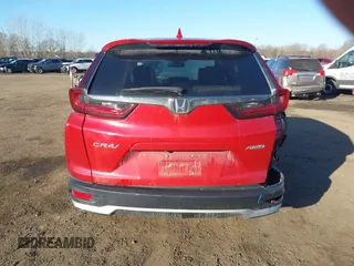 2021 Honda CR-V EX-L with VIN 2HKRW2H89MH615585, listed as a IAAI auction lot 41742944 with 47,669 mi miles. Bid and sale history available at carsss.com. Image 16.