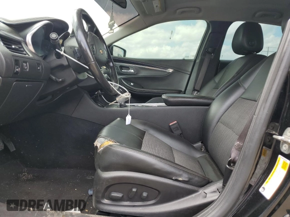 2017 Chevrolet Impala LT with VIN 2G1105S37H9154871, listed as a Copart auction lot 51824015 with 186,105 mi miles and Salvage Title. Bid and sale history available at DreamBid. Image 7.