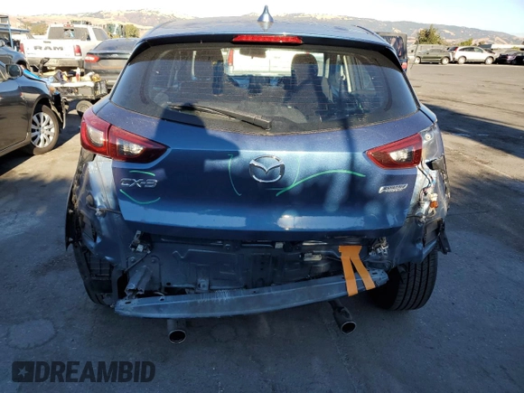 2018 Mazda CX-3 Sport with VIN JM1DKDB77J0315277, listed as a Copart auction lot 77987744 with 46,616 mi miles and Salvage Title. Bid and sale history available at carsss.com. Image 6.