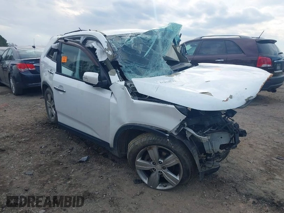 2013 Kia Sorento EX with VIN 5XYKU3A24DG360631, listed as a IAAI auction lot 41410522 with Not Provided miles and . Bid and sale history available at carsss.com. Image 1.