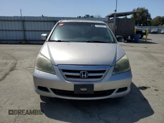 2006 Honda Odyssey EX-L with VIN 5FNRL38646B416393, listed as a Copart auction lot 53996645 with 167,844 mi miles and Salvage Title. Bid and sale history available at carsss.com. Image 5.