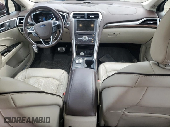 2017 Ford Fusion Titanium with VIN 3FA6P0D97HR160697, listed as a Copart auction lot 52299455 with 90,786 mi miles and Salvage title. Bid and sale history available at DreamBid. Image 8.