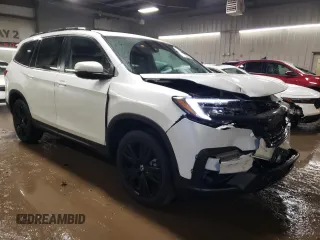 2022 Honda Pilot Special Edition with VIN 5FNYF5H20NB027812, listed as a Copart auction lot 44337145 with 25,705 mi miles and Salvage Title. Bid and sale history available at DreamBid. Image 4.