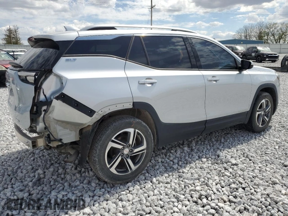 2020 GMC Terrain SLT with VIN 3GKALVEV1LL137814, listed as a Copart auction lot 47792555 with 92,714 mi miles and Salvage Title. Bid and sale history available at DreamBid. Image 3.