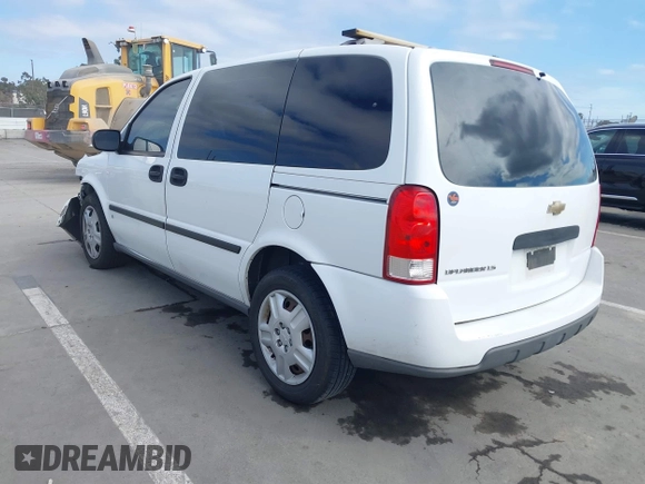 2007 Chevrolet Uplander LS with VIN 1GNDU23117D122690, listed as a IAAI auction lot 41912053 with 161,206 mi miles and . Bid and sale history available at DreamBid. Image 3.