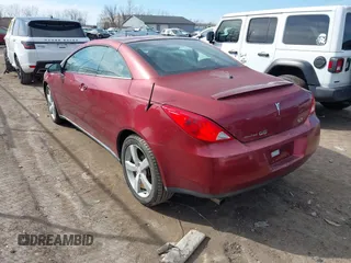 2008 Pontiac G6 GT with VIN 1G2ZH36N084291872, listed as a IAAI auction lot 41848059 with 131,480 mi miles. Bid and sale history available at carsss.com. Image 3.