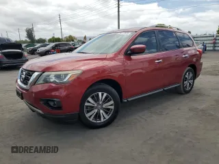 2017 Nissan Pathfinder SL z VIN 5N1DR2MN3HC696867, wystawiony jako Copart lot #54317615 z przebiegiem 166 579 mil mil oraz Czysty tytuł • Clean title. Historia ofert i sprzedaży dostępna na DreamBid. Obrazek 1.