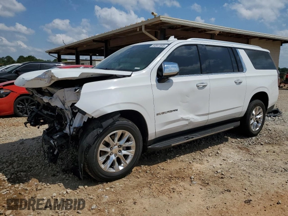2021 Chevrolet Suburban Premier с VIN 1GNSCFKD4MR299990, выставлен на аукционе Copart как лот 54847005 с пробегом 93 384 миль миль и Списание • Salvage title. История ставок и продаж доступна на DreamBid. Изображение 1.