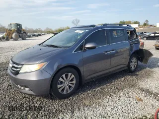 2016 Honda Odyssey EX-L with VIN 5FNRL5H63GB038127, listed as a Copart auction lot 51094595 with 171,408 mi miles and Salvage Title. Bid and sale history available at carsss.com. Image 1.