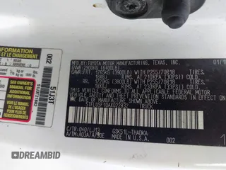 2010 Toyota Tundra with VIN 5TFLU5F10AX022832, listed as a IAAI auction lot 42504366 with 223,392 mi miles and . Bid and sale history available at DreamBid. Image 9.