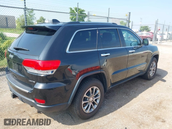 2014 Jeep Grand Cherokee Limited with VIN 1C4RJFBM5EC496734, listed as a IAAI auction lot 42809206 with 68,983 mi miles and . Bid and sale history available at DreamBid. Image 4.