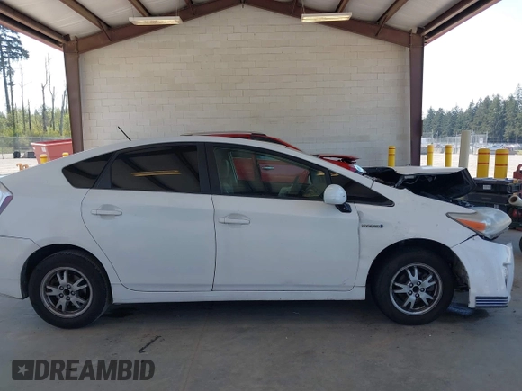 2011 Toyota Prius I with VIN JTDKN3DU7B0319732, listed as a IAAI auction lot 42114036 with 286,315 mi miles. Bid and sale history available at carsss.com. Image 13.