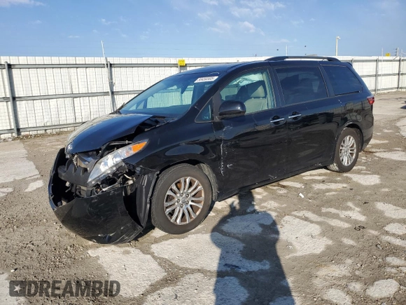 2015 Toyota Sienna XLE with VIN 5TDYK3DC9FS634349, listed as a Copart auction lot 50450305 with 150,569 mi miles and Salvage Title. Bid and sale history available at DreamBid. Image 1.