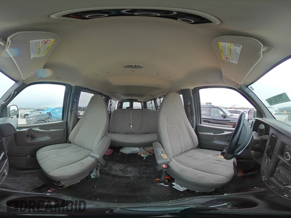 2010 Chevrolet Express Passenger LT z VIN 1GA2G1DG7A1107293, wystawiony jako Copart lot #78936284 z przebiegiem 178 012 mil mil oraz Szkoda całkowita • Salvage title. Historia ofert i sprzedaży dostępna na DreamBid. Obrazek 14.