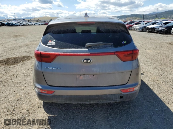 2017 Kia Sportage LX with VIN KNDPMCAC6H7230206, listed as a Copart auction lot 55036895 with 148,796 mi miles and Clean Title. Bid and sale history available at carsss.com. Image 6.
