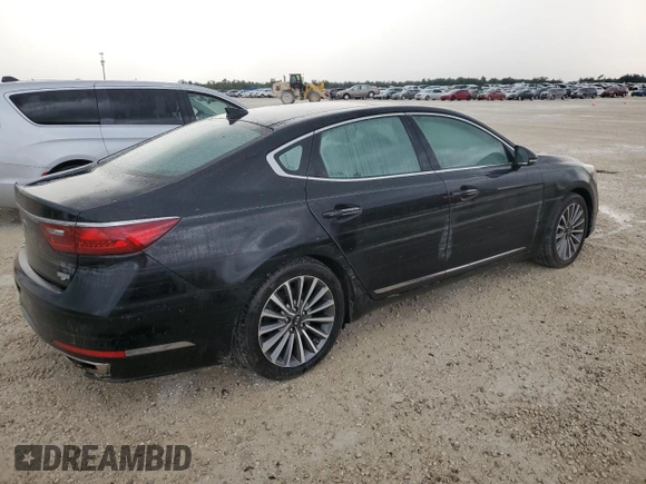 2017 Kia Cadenza Premium with VIN KNALC4J19H5092093, listed as a Copart auction lot 74177624 with 0 mi miles and Salvage Title. Bid and sale history available at carsss.com. Image 3.