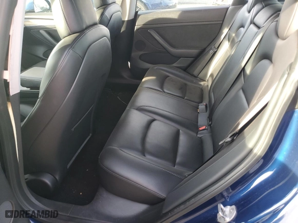 2021 Tesla Model 3 Standard Range Plus with VIN 5YJ3E1EA0MF095706, listed as a Copart auction lot 79754074 with 117,208 mi miles and Salvage Title. Bid and sale history available at carsss.com. Image 11.
