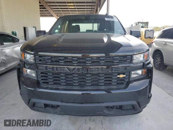 2022 Chevrolet Silverado 1500 Custom with VIN 3GCPWBEK0NG214671, listed as a Copart auction lot 51872465 with 92,684 mi miles and Non Repairable. Bid and sale history available at DreamBid. Image 5.