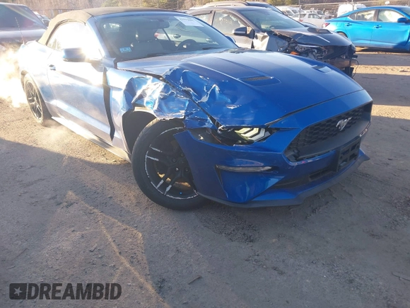 2018 Ford Mustang EcoBoost Premium with VIN 1FATP8UH1J5142908, listed as a IAAI auction lot 41912005 with 87,722 mi miles and . Bid and sale history available at DreamBid. Image 6.