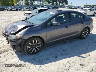 2014 Honda Civic EX-L with VIN 19XFB2F90EE010080, listed as a Copart auction lot 52307055 with 284,203 mi miles and Salvage Title. Bid and sale history available at DreamBid. Image 1.