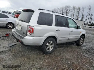 2008 Honda Pilot EX-L with VIN 5FNYF18748B045951, listed as a Copart auction lot 50617485 with 176,074 mi miles and Salvage Title. Bid and sale history available at carsss.com. Image 3.