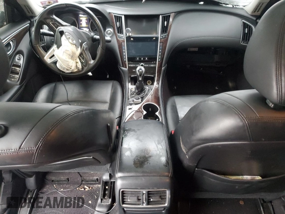 2018 Infiniti Q50 Luxe with VIN JN1EV7AR2JM444975, listed as a Copart auction lot 45145505 with 100,570 mi miles and Salvage Title. Bid and sale history available at carsss.com. Image 8.