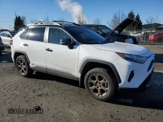 2024 Toyota RAV4 Hybrid LE with VIN 2T3UWRFVXRW229883, listed as a Copart auction lot 89095515 with 6,501 mi miles and Salvage title. Bid and sale history available at DreamBid. Image 4.