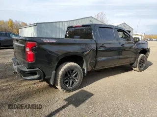 2022 Chevrolet Silverado 1500 LT Trail Boss with VIN 3GCUDFED4NG525165, listed as a Copart auction lot 77381464 with 49,349 mi miles and Salvage Title. Bid and sale history available at DreamBid. Image 3.
