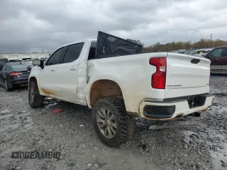 2021 Chevrolet Silverado 1500 RST with VIN 1GCUYEEL7MZ307970, listed as a Copart auction lot 83898784 with 149,977 mi miles and Salvage Title. Bid and sale history available at carsss.com. Image 2.