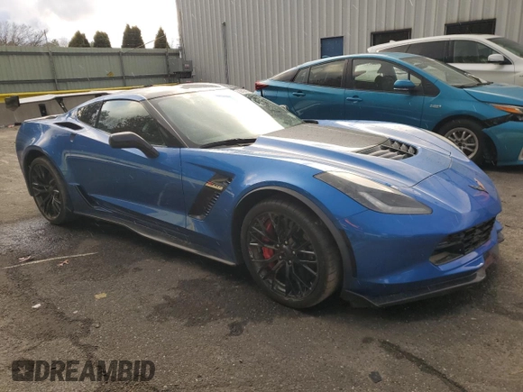 2016 Chevrolet Corvette Z06 3LZ with VIN 1G1YU2D63G5603029, listed as a Copart auction lot 69495914 with 0 mi miles and Salvage Title. Bid and sale history available at carsss.com. Image 4.