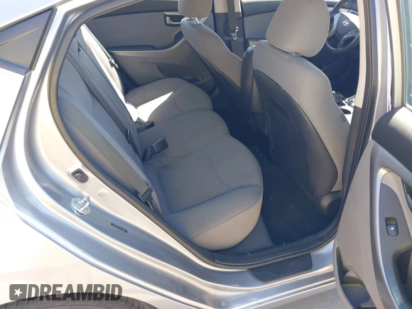 2016 Hyundai Elantra SE with VIN 5NPDH4AE2GH708646, listed as a IAAI auction lot 42543326 with 109,490 mi miles and . Bid and sale history available at DreamBid. Image 8.