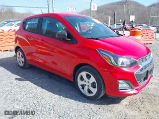 2021 Chevrolet Spark LS with VIN KL8CB6SA0MC742640, listed as a IAAI auction lot 41855257 with 10,395 mi miles. Bid and sale history available at carsss.com. Image 1.