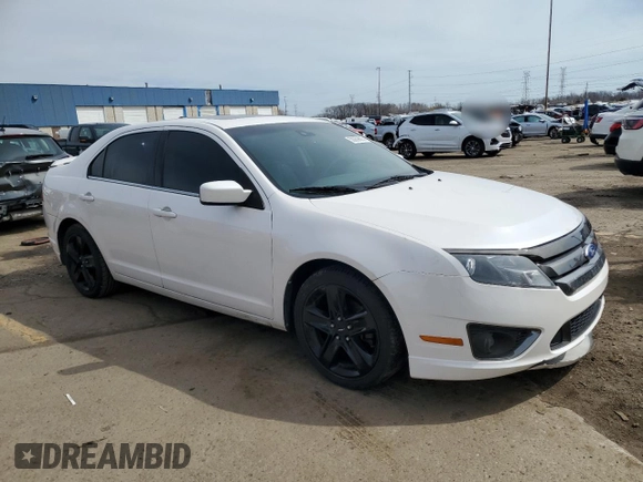 2012 Ford Fusion SPORT with VIN 3FAHP0DC5CR252226, listed as a Copart auction lot 50059625 with 136,633 mi miles and Clean Title. Bid and sale history available at carsss.com. Image 4.