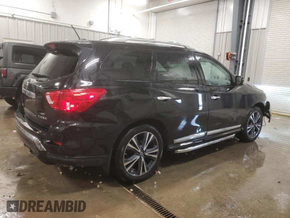 2018 Nissan Pathfinder SL z VIN 5N1DR2MM1JC626412, wystawiony jako Copart lot #88557915 z przebiegiem 62 818 mil mil oraz Szkoda całkowita • Salvage title. Historia ofert i sprzedaży dostępna na DreamBid. Obrazek 3.