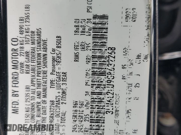 2016 Lincoln MKZ Hybrid с VIN 3LN6L2LU9GR632268, выставлен на аукционе Copart как лот 50937895 с пробегом 133 881 миль миль и Списание • Salvage title. История ставок и продаж доступна на DreamBid. Изображение 14.