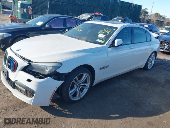 2012 BMW 7 Series 750Li xDrive with VIN WBAKC8C54CC437845, listed as a IAAI auction lot 41691478 with Not provided miles and . Bid and sale history available at DreamBid. Image 2.